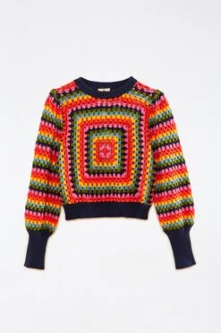 Sunset Stripes Crochet Sweater -Farm Rio 299661 06 1 eb7381a8 4e5b 4543 ba88 d9ec5cb3e225
