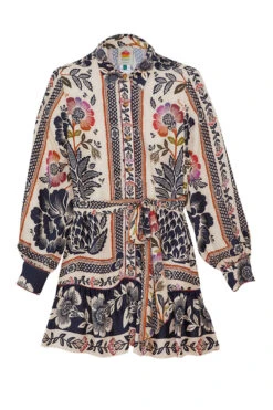 Farm Rio Romantic Garden Lenzing™ Ecovero™ Viscose Mini Dress -Farm Rio 301785 05 1