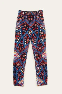 Farm Rio Embroidered Corduroy Pants 9 Farm Rio Embroidered Corduroy Pants -Farm Rio 301854 05
