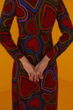 Farm Rio Rainbow Wild Hearts Maxi Dress -Farm Rio 301861 03