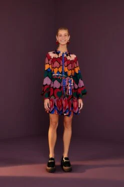 Farm Rio Full Of Hearts Mini Dress 9 Farm Rio Full Of Hearts Mini Dress -Farm Rio 301905 04