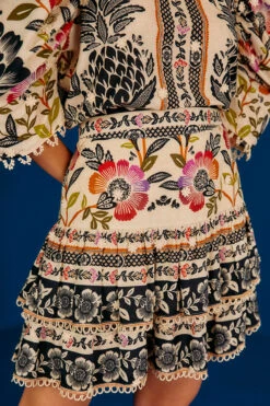 Farm Rio Romantic Garden Mini Skirt -Farm Rio 301944 02 1