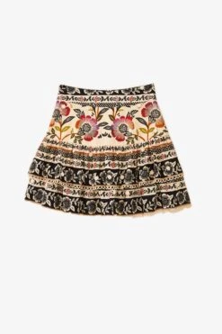 Farm Rio Romantic Garden Mini Skirt -Farm Rio 301944 05