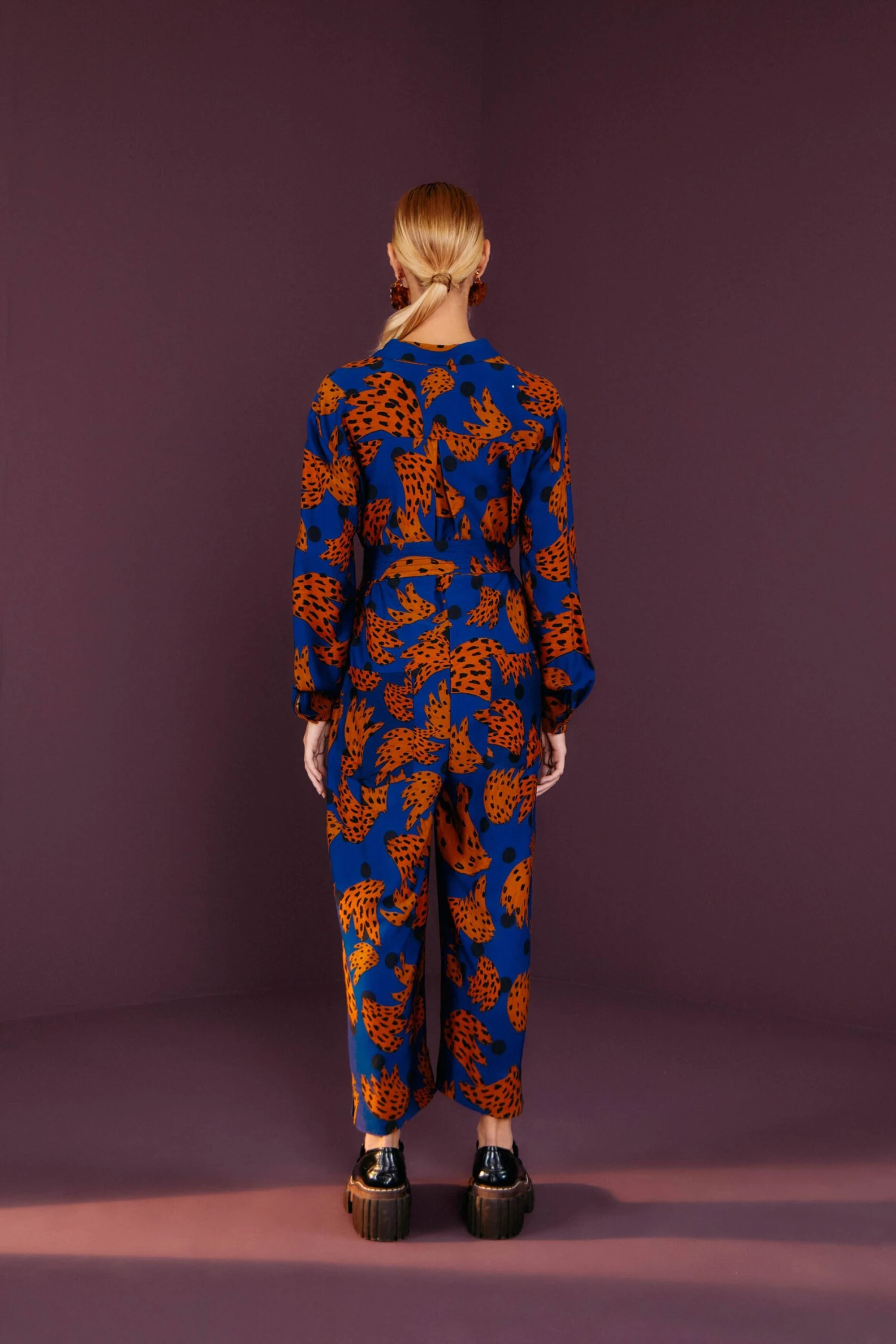 Farm Rio Navy Bananica Jumpsuit 2 Farm Rio Navy Bananica Jumpsuit - Image 2