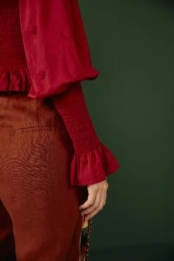 Farm Rio Burgundy 3D Hearts Blouse 8 Farm Rio Burgundy 3D Hearts Blouse -Farm Rio 302015 04