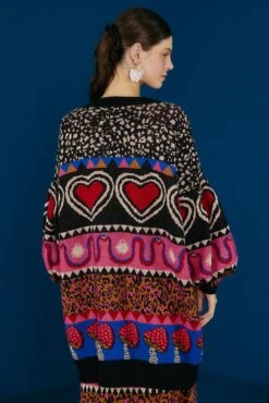 Farm Rio Graphic Elements Ainika Cardigan