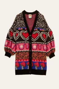 Farm Rio Graphic Elements Ainika Cardigan -Farm Rio 302217 05