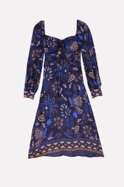 Farm Rio Black Macaw Forest Midi Dress -Farm Rio 303774 06