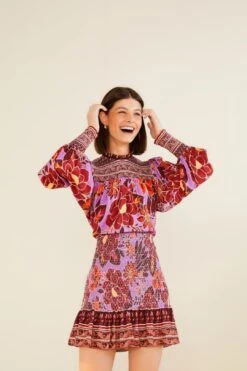 Farm Rio Sweet Floral Mini Dress -Farm Rio 303775 03