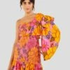 Farm Rio Flowers Garden One Shoulder Mini Dress