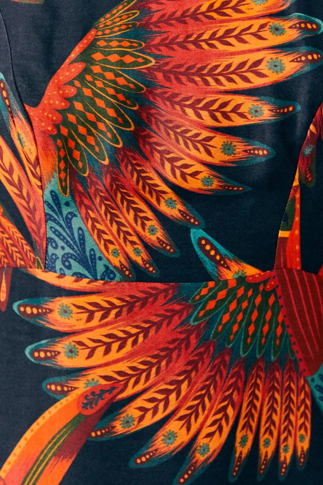 Farm Rio Arabesque Toucans Midi Dress 5 Farm Rio Arabesque Toucans Midi Dress - Image 5