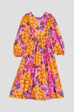 Farm Rio Flowers Garden Organic Cotton Midi Dress -Farm Rio 303806 06