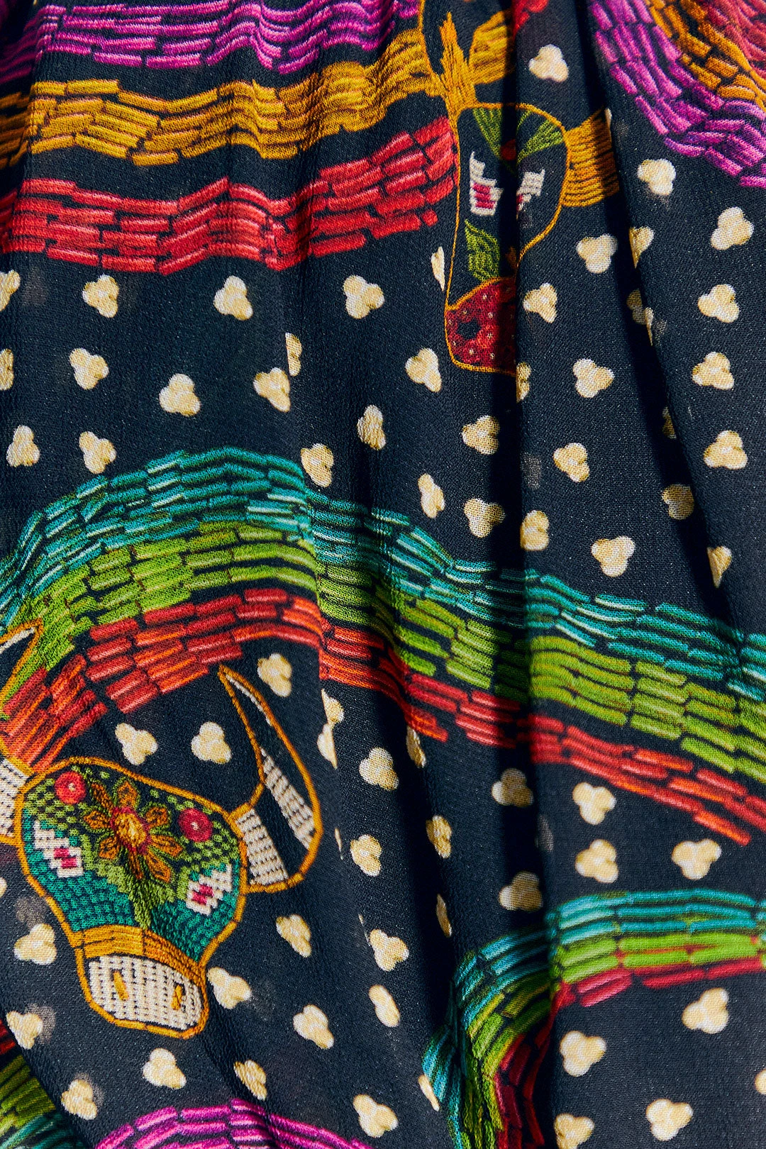 Farm Rio Rainbow Oxen Mini Dress 5 Farm Rio Rainbow Oxen Mini Dress - Image 5