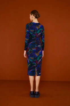 Farm Rio Amazonia Night Lenzing™ Ecovero™ Viscose Midi Dress -Farm Rio 303850 03