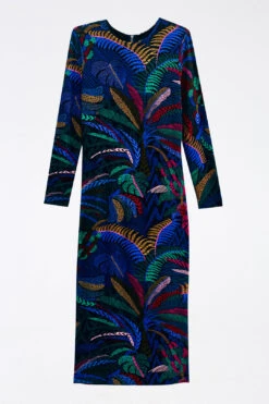 Farm Rio Amazonia Night Lenzing™ Ecovero™ Viscose Midi Dress -Farm Rio 303850 05