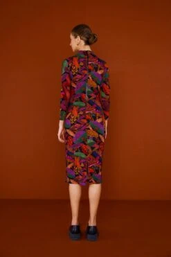 Farm Rio Leopard MushroomLenzing™ Ecovero™ Viscose Dress -Farm Rio 303853 03