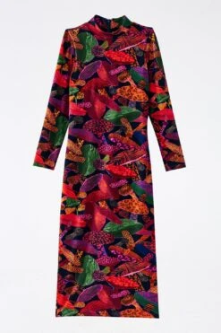 Farm Rio Leopard MushroomLenzing™ Ecovero™ Viscose Dress -Farm Rio 303853 05