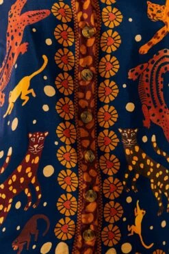 Farm Rio Navy Animal Sky Shirt -Farm Rio 303857 04