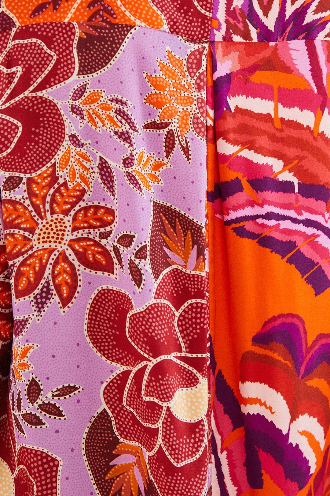 Farm Rio Lilac Mixed Prints Shirt 4 Farm Rio Lilac Mixed Prints Shirt - Image 4