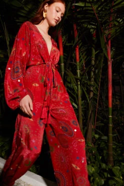 Farm Rio Red Mystic Night Jumpsuit 6 Farm Rio Red Mystic Night Jumpsuit -Farm Rio 303866 03
