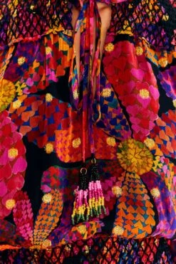 Farm Rio Black Heart Daisy Mini Dress -Farm Rio 303895 06