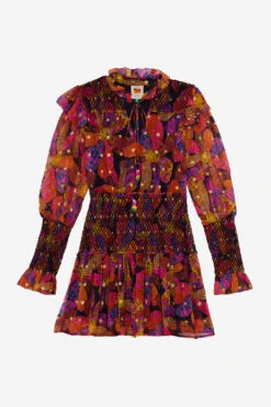 Farm Rio Black Heart Daisy Mini Dress -Farm Rio 303895 07