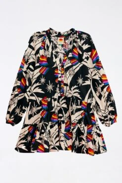 Farm Rio Toucans Wave Organic Cotton Mini Dress -Farm Rio 303908 05