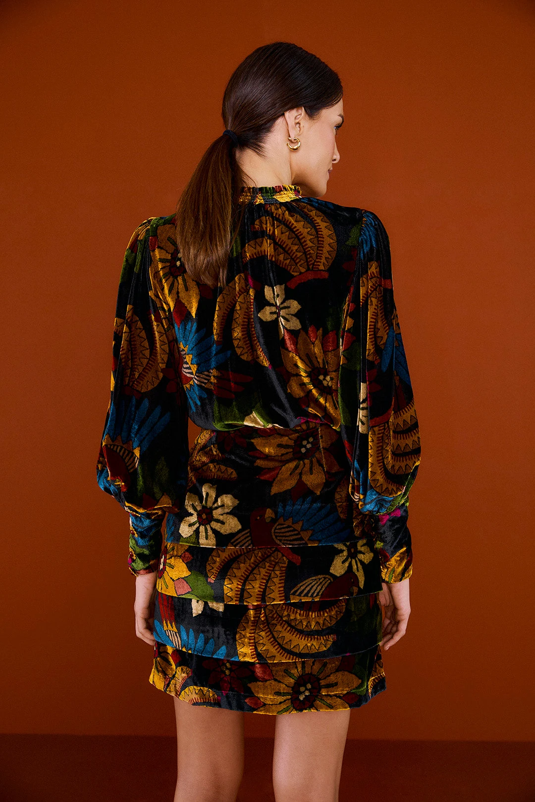 Farm Rio Macaw Ballet Mini Dress 4 Farm Rio Macaw Ballet Mini Dress - Image 4