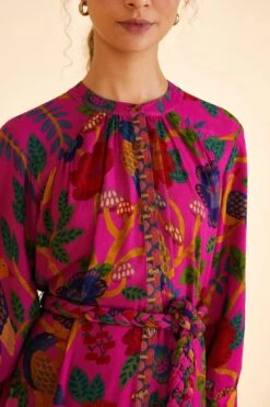 Farm Rio Pink Sweet Forest Mini Dress -Farm Rio 303913 03