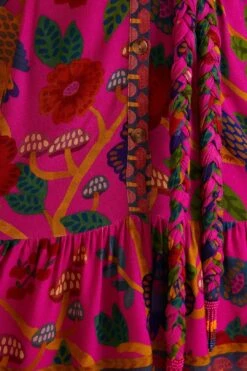 Farm Rio Pink Sweet Forest Mini Dress -Farm Rio 303913 05