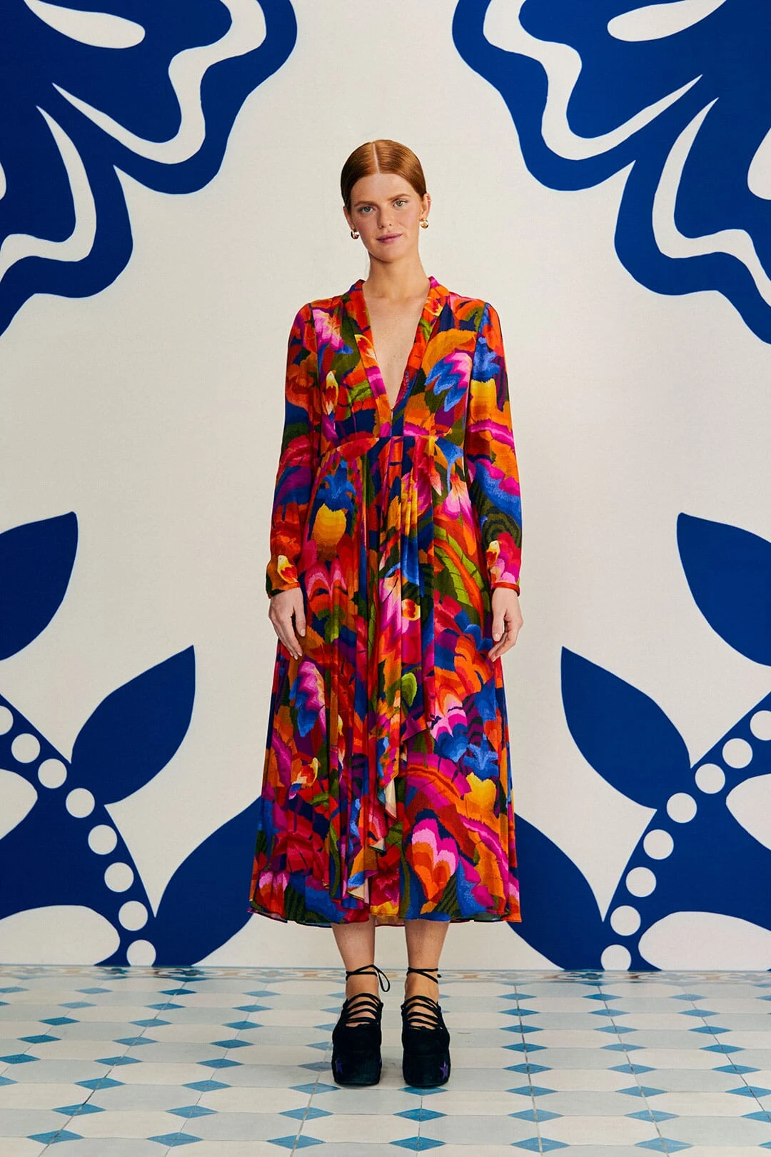 Farm Rio Rainbow Forest Maxi Dress 4 Farm Rio Rainbow Forest Maxi Dress - Image 4