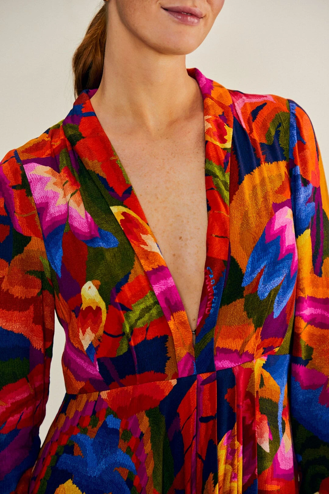 Farm Rio Rainbow Forest Maxi Dress 3 Farm Rio Rainbow Forest Maxi Dress - Image 3