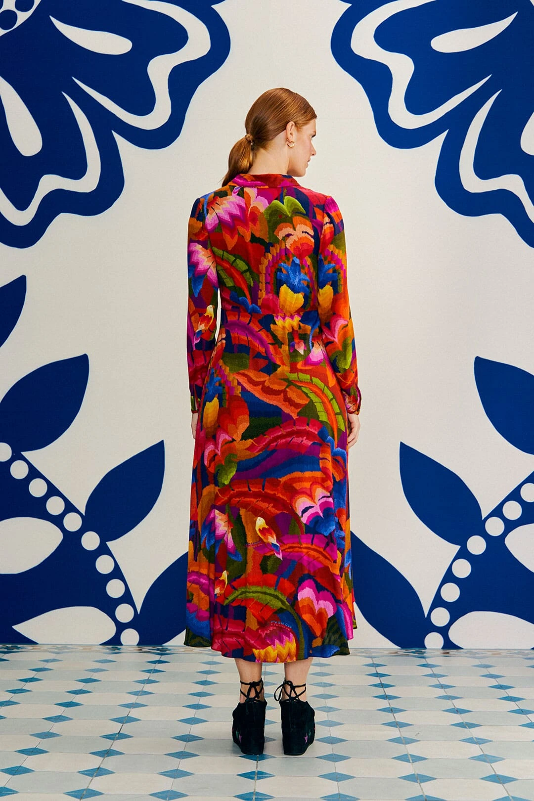 Farm Rio Rainbow Forest Maxi Dress 2 Farm Rio Rainbow Forest Maxi Dress - Image 2