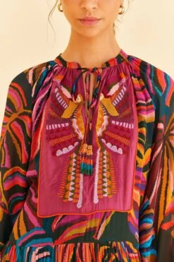 Farm Rio Graphic Foliage Embroidered Maxi Dress 8 Farm Rio Graphic Foliage Embroidered Maxi Dress -Farm Rio 303932 03 a90baae1 ea88 4fec bbe6 2527a69dbd1e