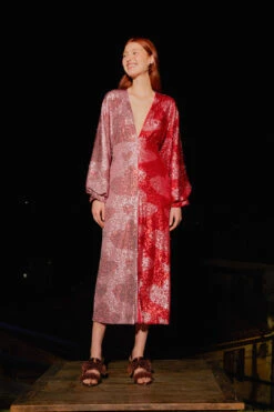 Farm Rio Hearts Sequin Midi Dress 7 Farm Rio Hearts Sequin Midi Dress -Farm Rio 303943 04