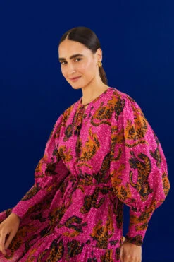 Farm Rio Pink Wild Leopards Mini Dress 9 Farm Rio Pink Wild Leopards Mini Dress -Farm Rio 303984 03 1