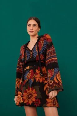 Farm Rio Macaw Ballet Ainika Sweater Skirt 8 Farm Rio Macaw Ballet Ainika Sweater Skirt -Farm Rio 304000 03