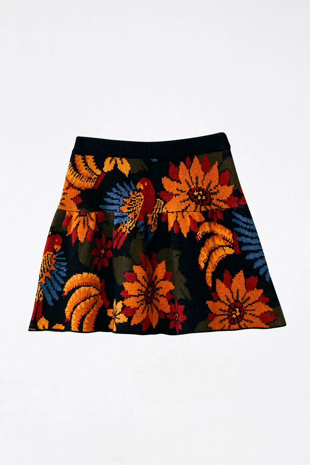 Farm Rio Macaw Ballet Ainika Sweater Skirt 6 Farm Rio Macaw Ballet Ainika Sweater Skirt - Image 6