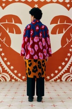 Farm Rio Mixed Leopards Fleece Coat 9 Farm Rio Mixed Leopards Fleece Coat -Farm Rio 304114 04