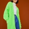 Farm Rio Lime Green Cardigan