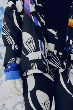 Farm Rio Black Graphic Toucans Ski Puffer Jacket 13 Farm Rio Black Graphic Toucans Ski Puffer Jacket -Farm Rio 304125 06