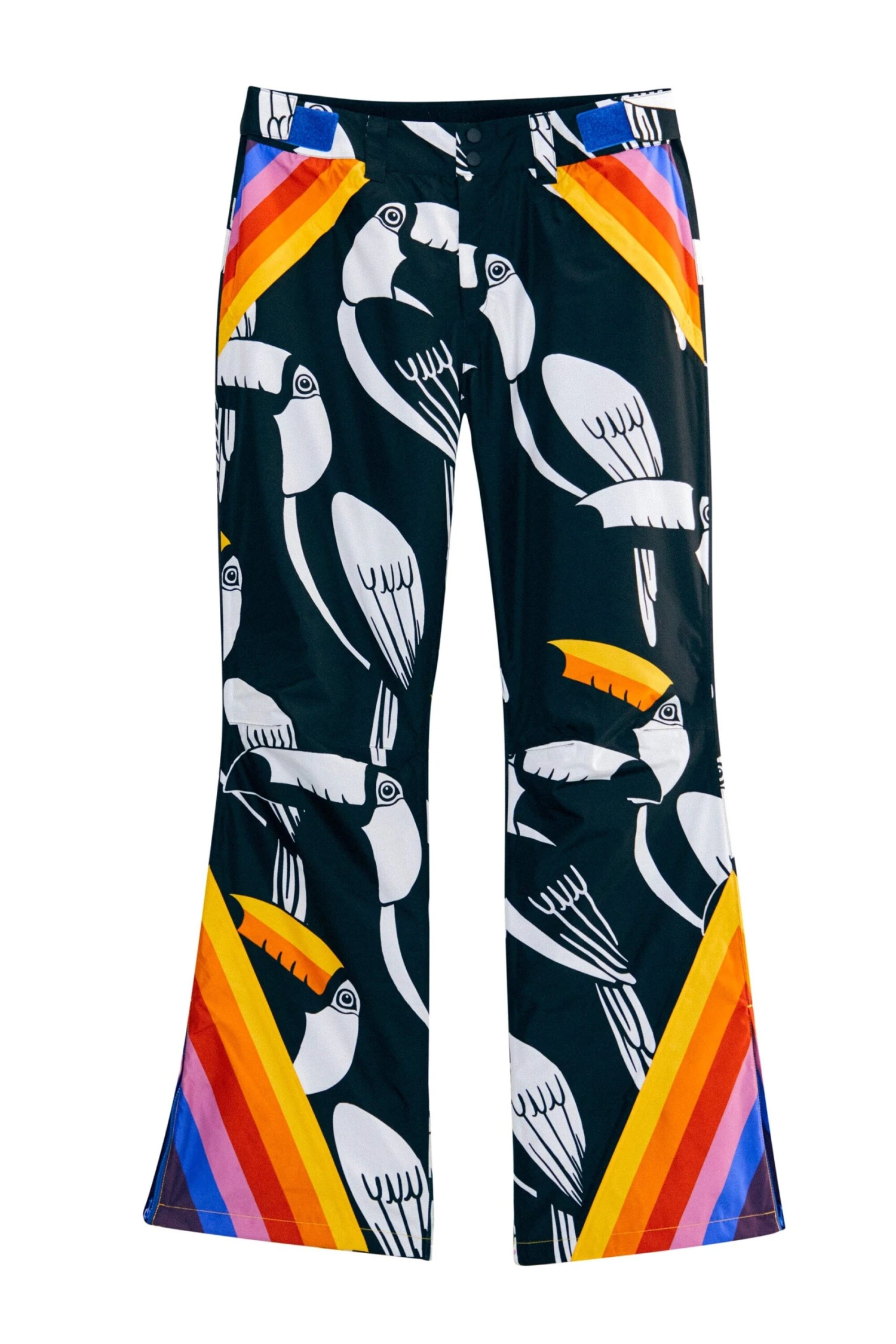 Farm Rio Black Graphic Toucans Ski Pants 6 Farm Rio Black Graphic Toucans Ski Pants - Image 6