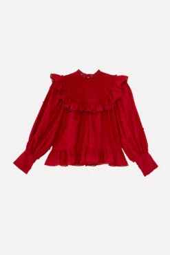 Farm Rio Red 3D Hearts Blouse -Farm Rio 304148 05