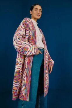 Farm Rio Multicolored Wild Hearts Cardigan