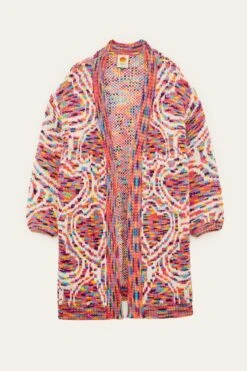 Farm Rio Multicolored Wild Hearts Cardigan -Farm Rio 304507 05