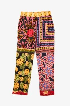 Farm Rio Patchwork Tapestry Smiley® Pants 11 Farm Rio Patchwork Tapestry Smiley® Pants -Farm Rio 305163 06