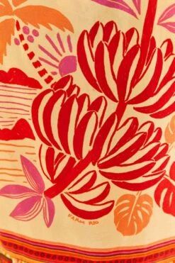 Farm Rio Forest Mixed Scarves Midi Dress -Farm Rio 305267 05