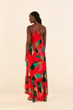 Farm Rio Red Heliconia Maxi Dress 9 Farm Rio Red Heliconia Maxi Dress -Farm Rio 305296 04