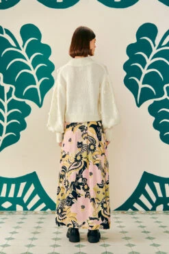 Farm Rio White Handmade Flowers Sweater -Farm Rio 305388 04