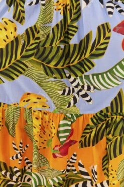 Farm Rio Mixed Striped Bananas Maxi Dress -Farm Rio 305797 05 1